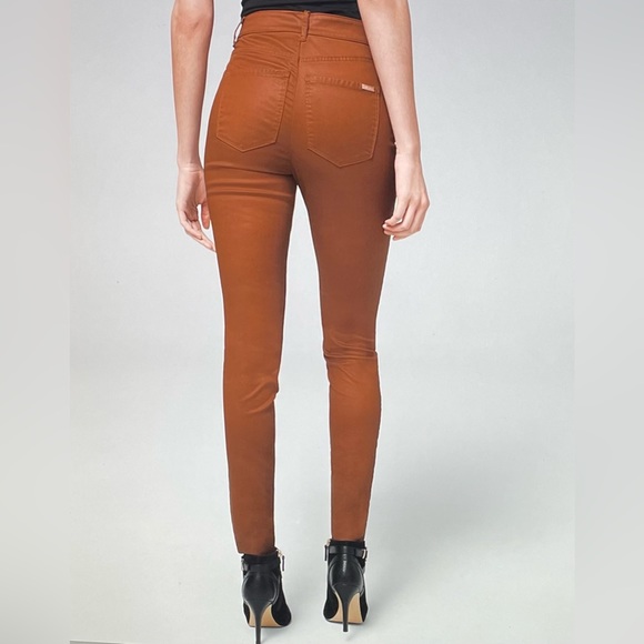 NWT WHBM Highrise Coated Skinny Jeans Size 2R - Picture 2 of 16